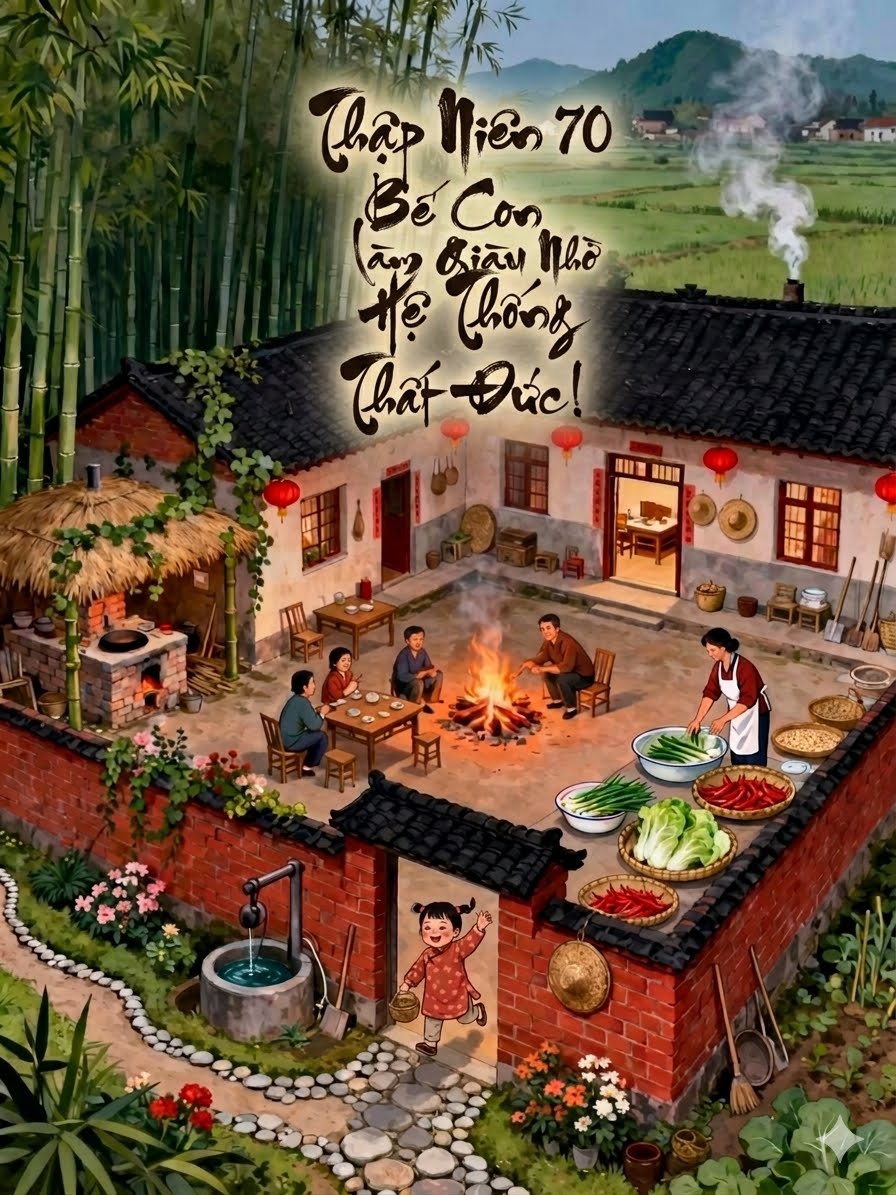 Thập Niên 70: Bé Con Làm Giàu Nhờ Hệ Thống Thất Đức!